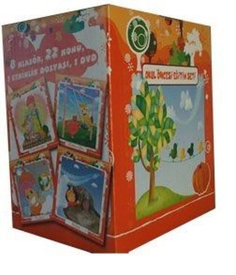 Okul Öncesi Eğitim Seti (8 Klasör 22 Konu 1 Etkinlik Dosyası 1 DVD) kitap kapağı