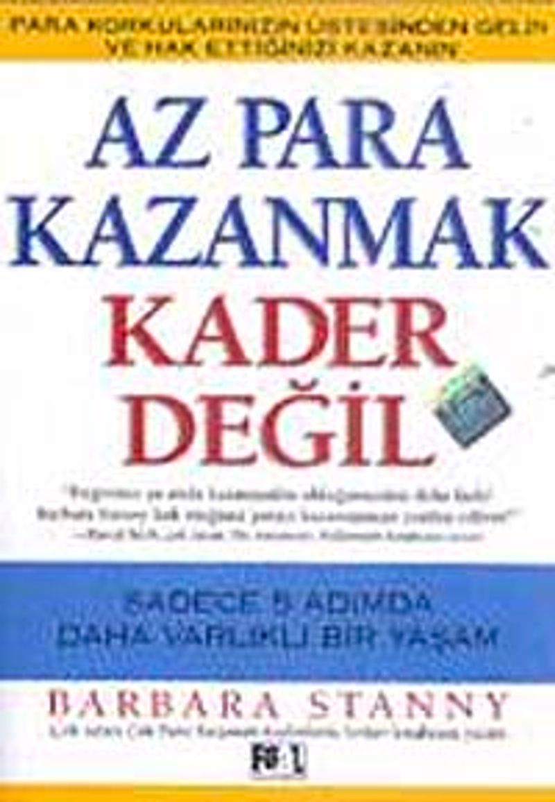Az Para Kazanmak Kader Değil kitap kapağı