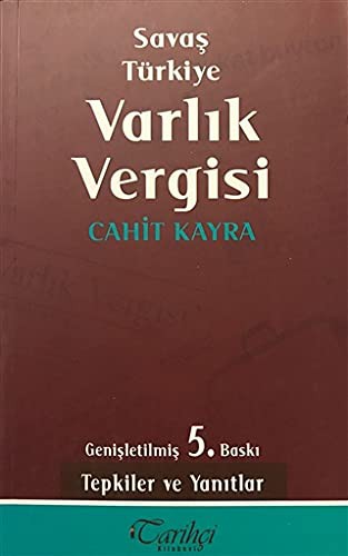 Savaş Türkiye Varlık Vergisi kitap kapağı