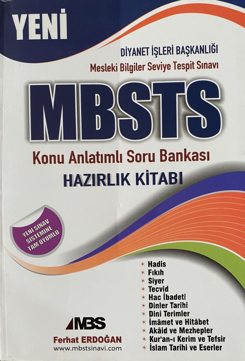 MBS MBSTS Konu Anlatımlı Soru Bankası kitap kapağı