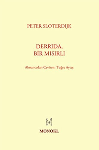 Derrida, Bir Mısırlı kitap kapağı