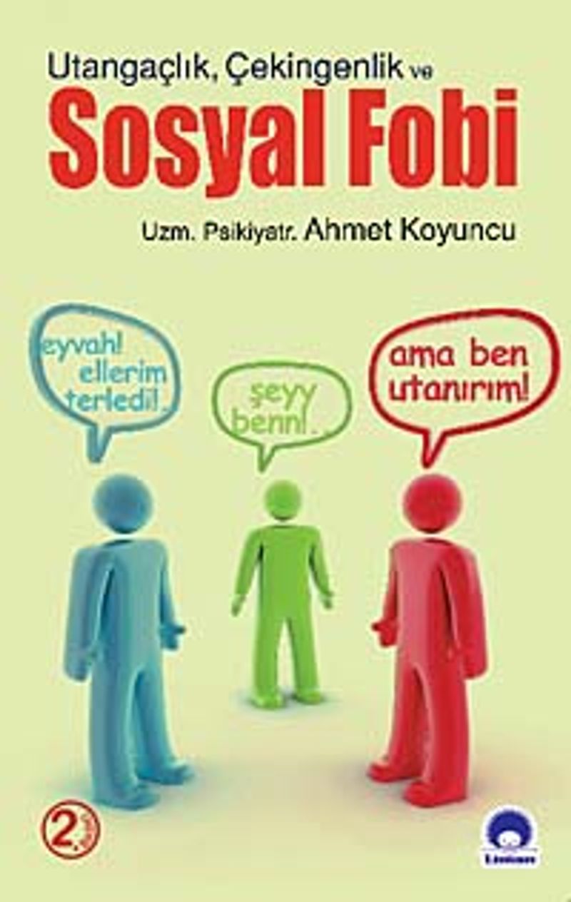 Sosyal Fobi Utangaçlık Çekingenlik kitap kapağı