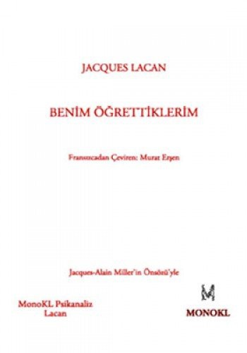 Benim Öğrettiklerim kitap kapağı