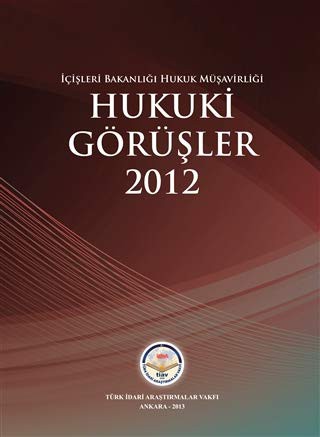 Hukuki Görüşler 2012 kitap kapağı