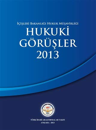 Hukuki Görüşler 2013 kitap kapağı