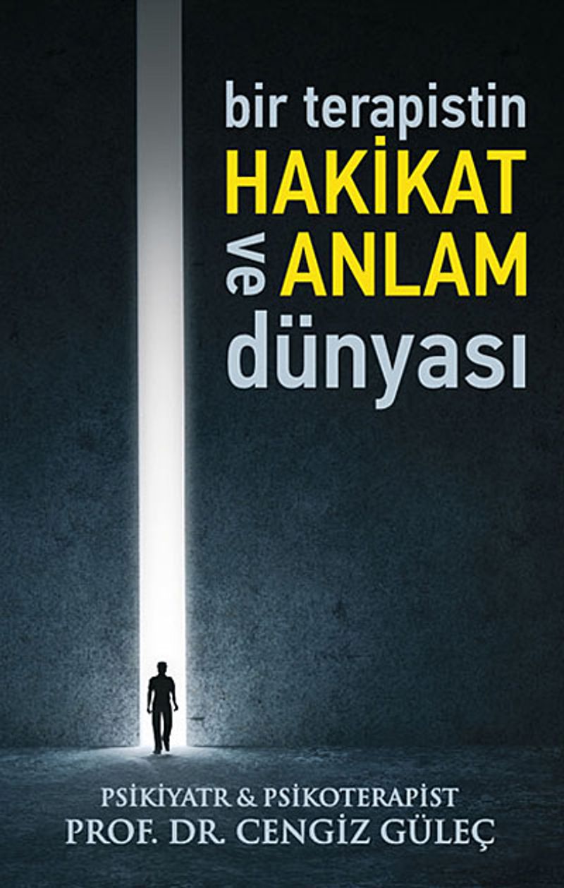 Bir Terapistin Hakikat ve Anlam Dünyası kitap kapağı