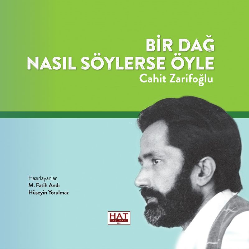 Bir Dağ Nasıl Söylerse Öyle Cahit Zarifoğlu kitap kapağı