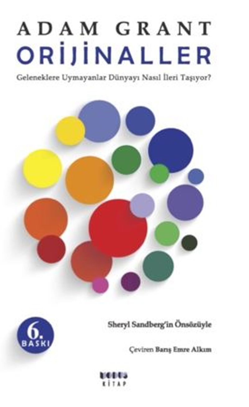 Orjinaller Geleneklere Uymayanlar Dünyayı Nasıl İleri Taşıyor? kitap kapağı