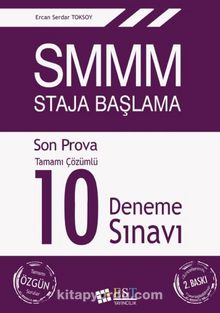 SMM Staja Başlama Tamamı Çözümlü 10 Deneme Sınavı kitap kapağı