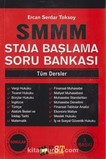 SMMM Staja Başlama Soru Bankası kitap kapağı