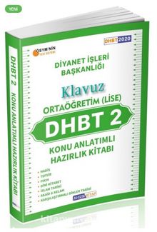 2020 Dhbt 2 Klavuz  Ortaöğretim (Lise) Konu Anlatımlı Hazırlık Kitabı kitap kapağı