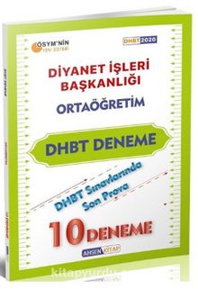 Diyanet İşleri Başkanlığı Ortaöğretim DHBT 10 Deneme kitap kapağı