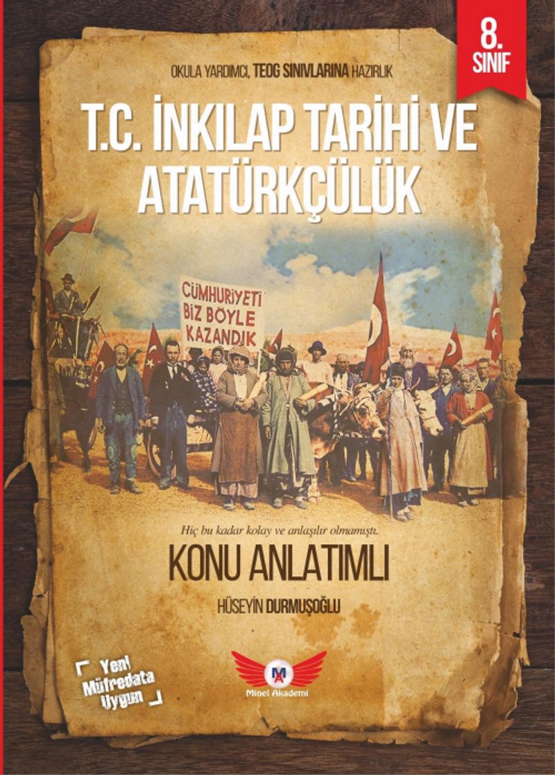 8. Sınıf T.C İnkılap Tarihi ve Atatürkçülük Konu Anlatımlı kitap kapağı