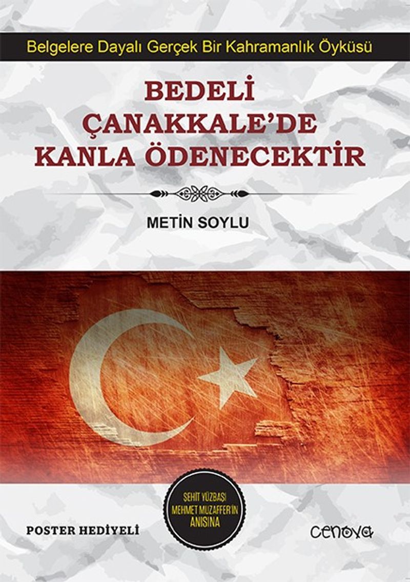 Bedeli Çanakkale'de Kanla Ödenecektir (Poster Hediyeli) kitap kapağı