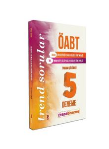 Öabt Din Kültürü Ve Ahlak Bilgisi Tamamı Çözümlü 5 Trend Deneme kitap kapağı