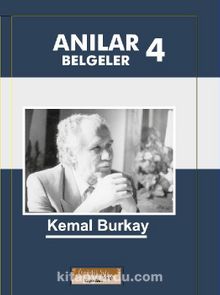 Anılar Belgeler 4 kitap kapağı