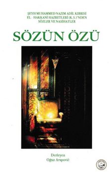 Sözün Özü kitap kapağı