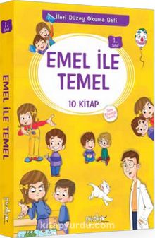 1. Sınıf Emel İle Temel Serisi (10 Kitaplık Set) kitap kapağı