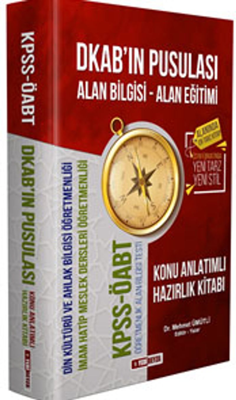 ÖABT DKAB'ın Pusulası Din Kültürü ve Ahlak Bilgisi Öğretmenliği Konu Anlatımlı Hazırlık Kitabı kitap kapağı