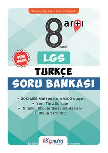 Yeni Nesil LGS Türkçe Soru Bankası (2019 Yeni Müfredat) kitap kapağı