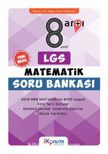 Yeni Nesil LGS Matematik Soru Bankası (2019 Yeni Müfredat) kitap kapağı