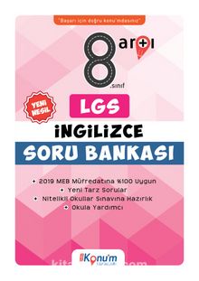 Yeni Nesil LGS İngilizce Soru Bankası (2019 Yeni Müfredat) kitap kapağı