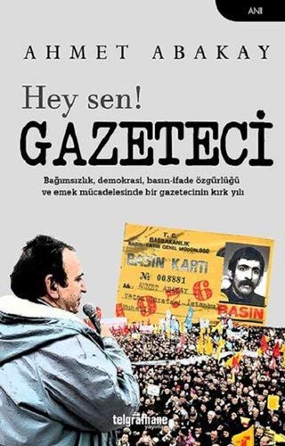 Hey Sen! Gazeteci kitap kapağı