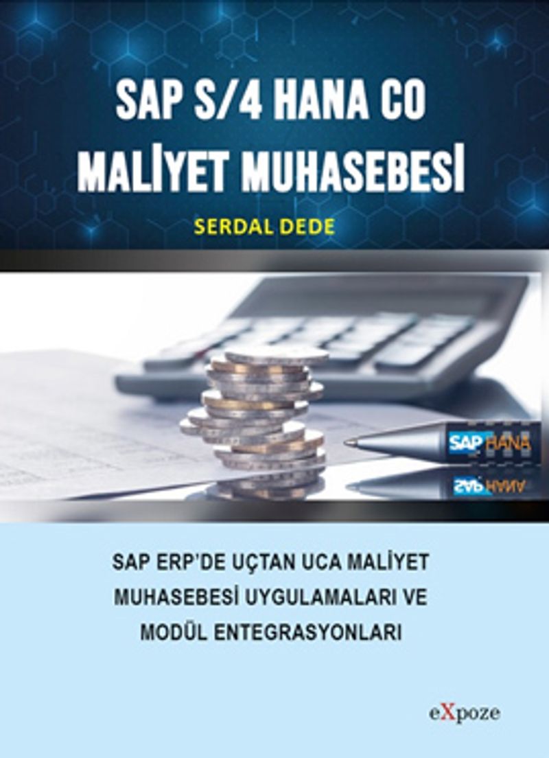 SAP S/4 HANA CO Maliyet Muhasebesi kitap kapağı