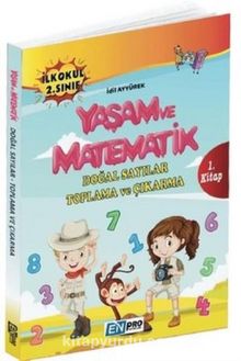 İlkokul 2. Sınıf 1. Kitap Doğal Sayılar Toplama Çıkarma Yaşam ve Matematik kitap kapağı