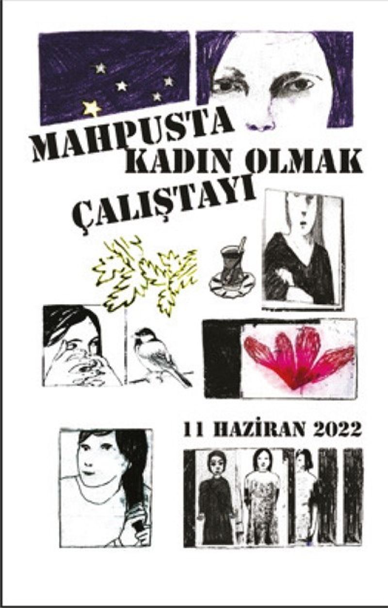 Mahpusta Kadın Olmak Çalıştayı 11 Haziran 2022 kitap kapağı