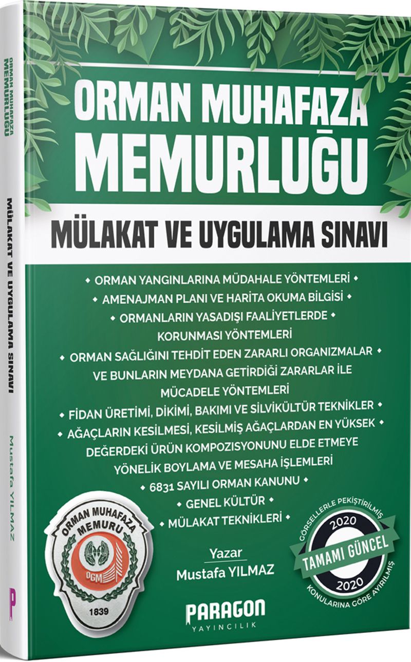 2020 Orman Muhafaza Memurluğu Mülakat ve Uygulama Sınavı Kitabı kitap kapağı
