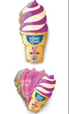 Eğlen Öğren Ice Cream 6-7 yaş kitap kapağı