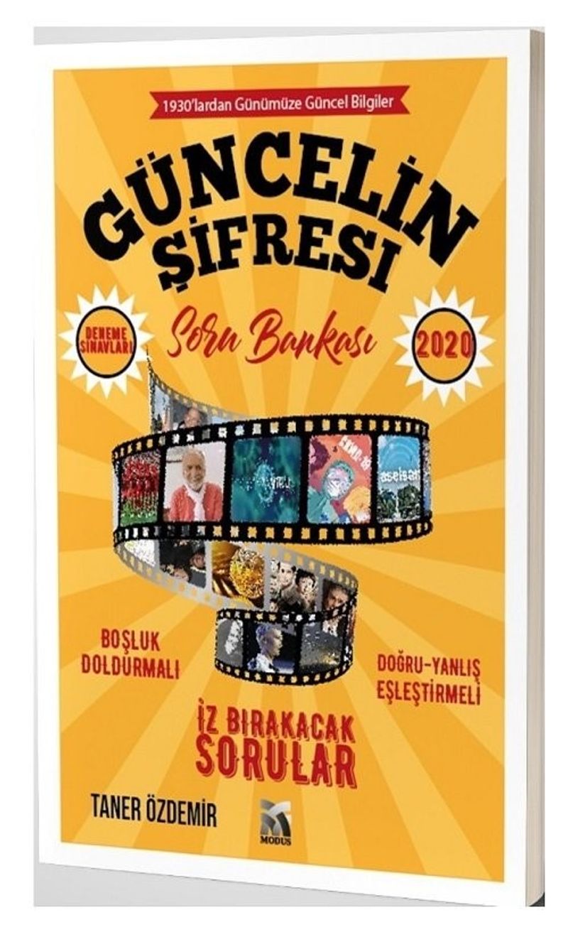2020 KPSS Güncelin Şifresi Güncel Bilgiler Soru Bankası kitap kapağı
