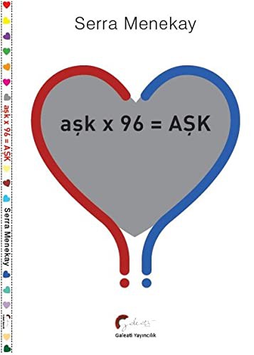 Aşk x 96 =Aşk kitap kapağı