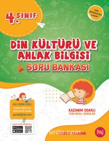 İlköğretim 4. Sınıf Din Kültürü ve Ahlak Bilgisi Soru Bankası kitap kapağı