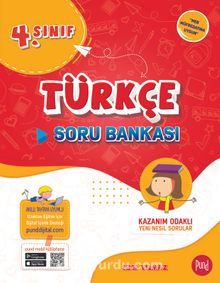 İlköğretim 4. Sınıf Türkçe Soru Bankası kitap kapağı