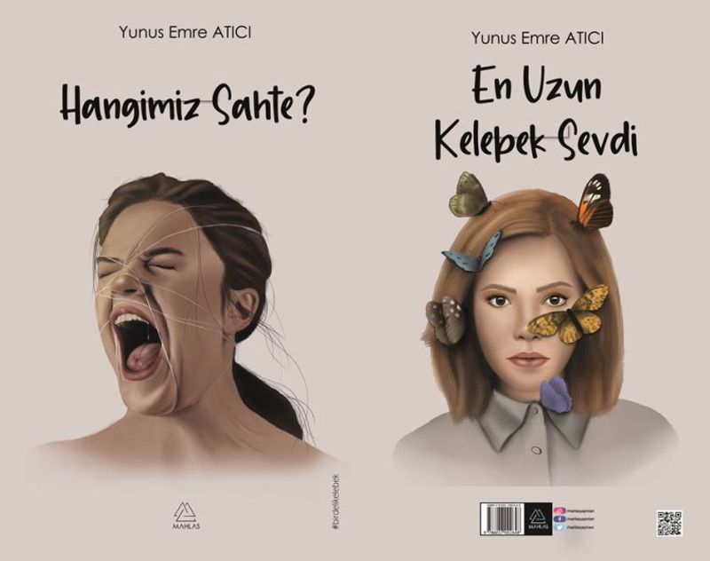 Hangimiz Sahte ve En Uzun Kelebek Sevdi kitap kapağı