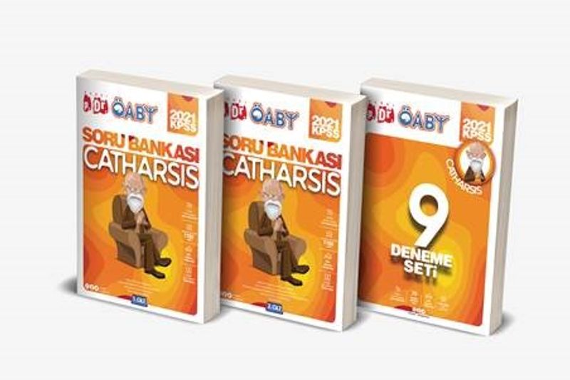 Dergi PDR ÖABT Catharsis 3'lü Set (2 Cilt Soru Bankası + 9'lu Deneme) kitap kapağı