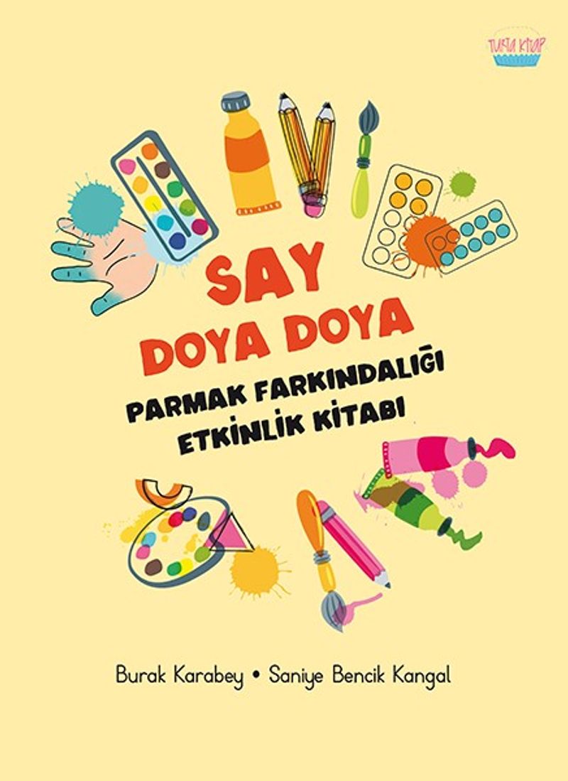 Say Doya Doya Parmak Farkındalığı Etkinlik Kitabı kitap kapağı