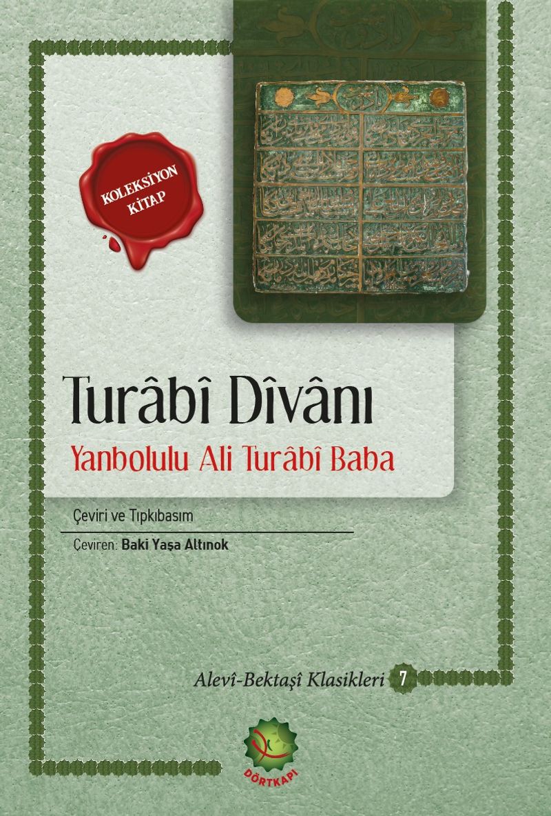 Turabi Divanı ve Yanbolulu Ali Turabi Baba kitap kapağı