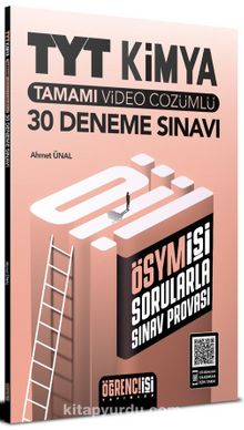 TYT Kimya Tamamı Video Çözümlü 30 Deneme Sınavı kitap kapağı