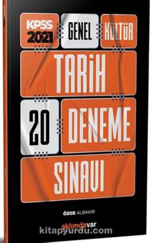 2021 KPSS Tarih 20 Deneme kitap kapağı