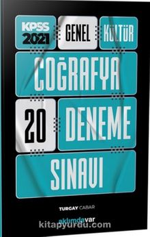 2021 KPSS Coğrafya 20 Deneme kitap kapağı