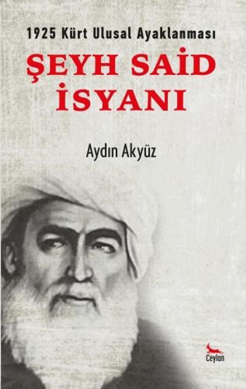 1925 Kürt Ulusal Ayaklanması Şeyh Said İsyanı kitap kapağı