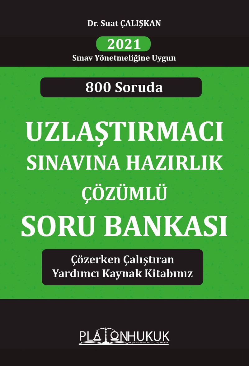 80 Soruda 2021 Sınav Yönetmeliğine Uygun Uzlaştırmacı Sınavına Hazırlık Çözümlü Soru Bankası kitap kapağı
