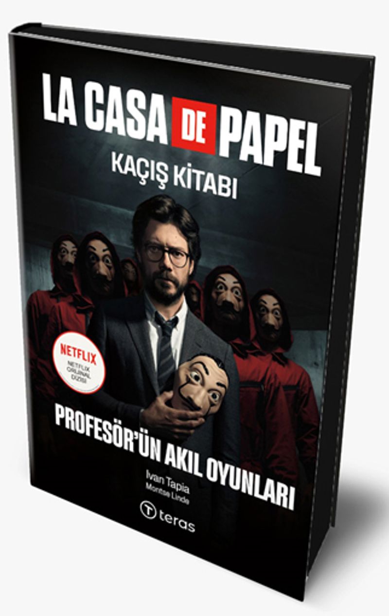 La Casa De Papel Kaçış Kitabı (Ciltli) Profesör'ün Akıl Oyunları kitap kapağı