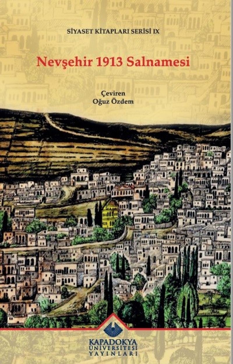 Nevşehir 1913 Salnamesi kitap kapağı