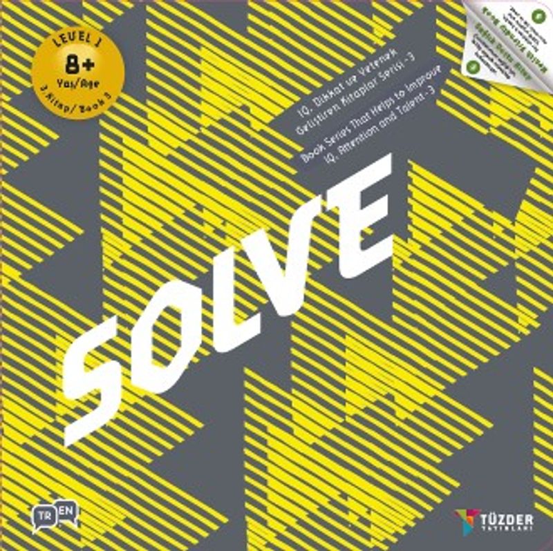 8+ Yaş Solve kitap kapağı