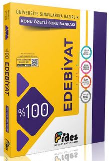 %100 ÖSYM Soru Tipleriyle Edebiyat Konu Özetli Soru Bankası kitap kapağı