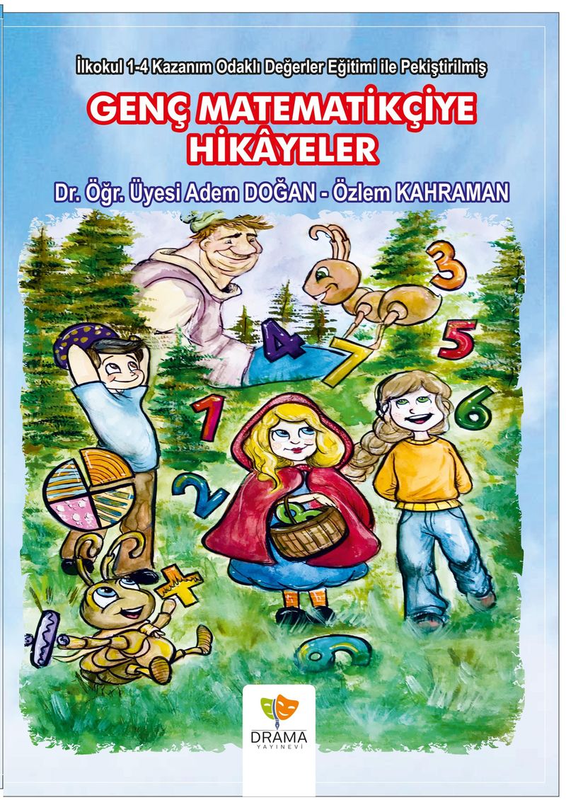 Genç Matematikçiye Hikayeler (Renkli Resimli - İlköğretim Düzeyi) kitap kapağı